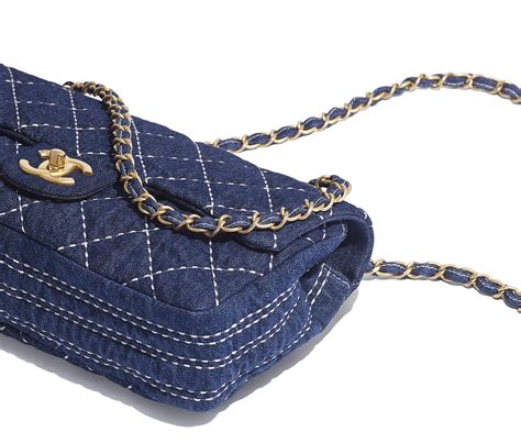 chanel denim flap bag 2021